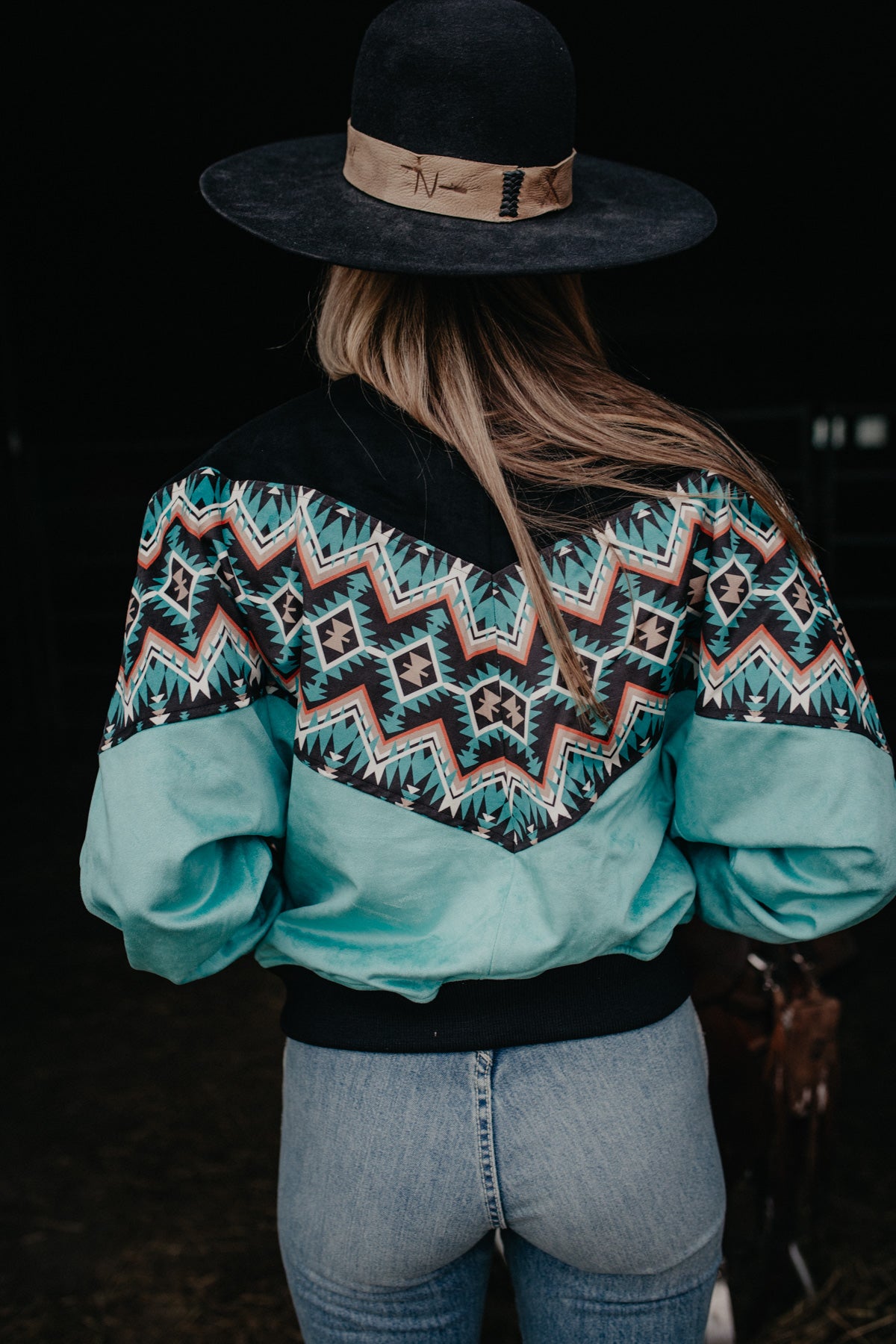 'Azalyn' Aztec Border Bomber (S-XXL)