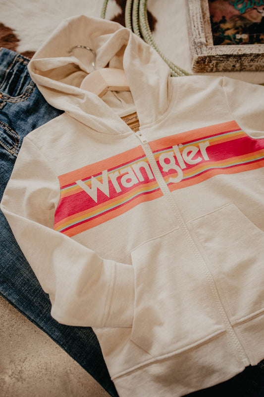 Girl's Wrangler Logo Zip Sweater (XS-L)
