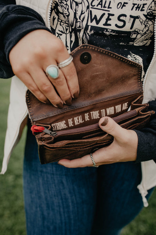 'Style' Cowhide Wallet by STS Ranchwear