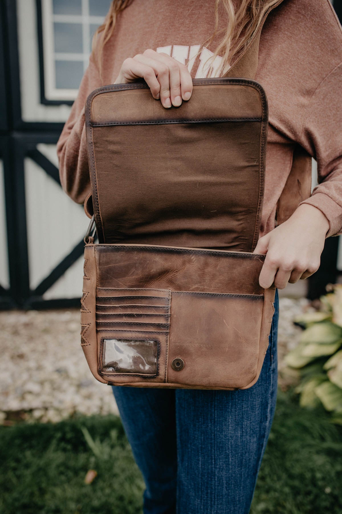 'Della' Roswell Cowhide Crossbody by STS Ranchwear