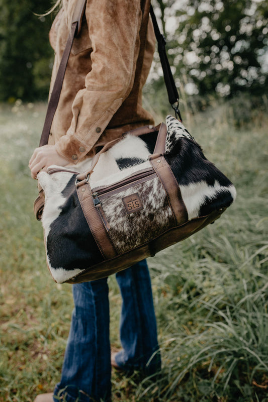 Small Cowhide Duffle by STS Ranchwear