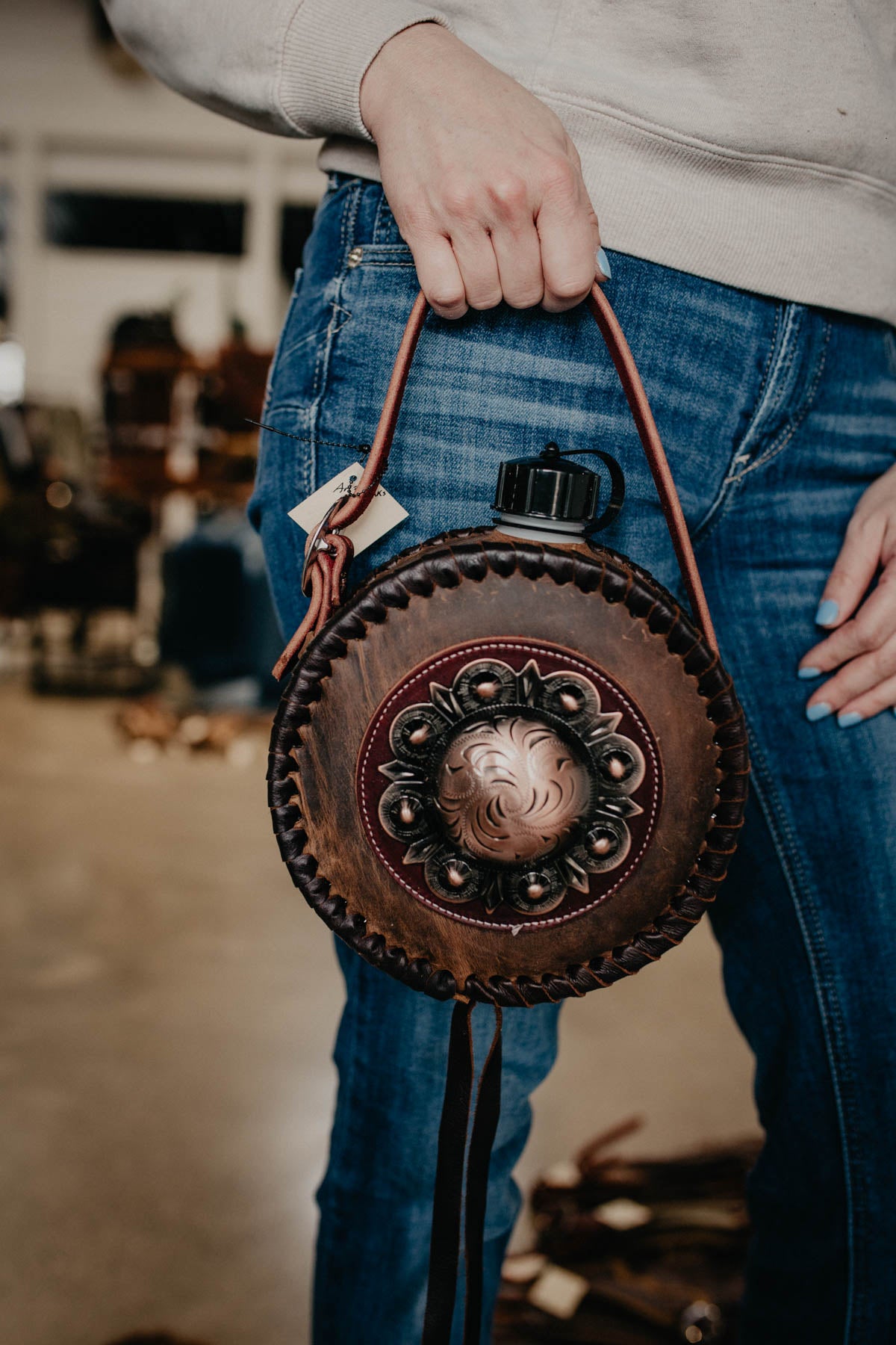 Leather canteen purse Clearance