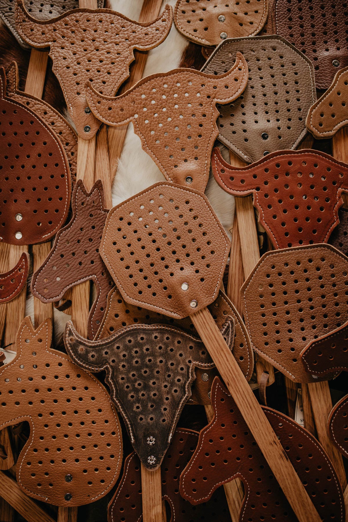 Leather Fly Swatter (Various Shapes)