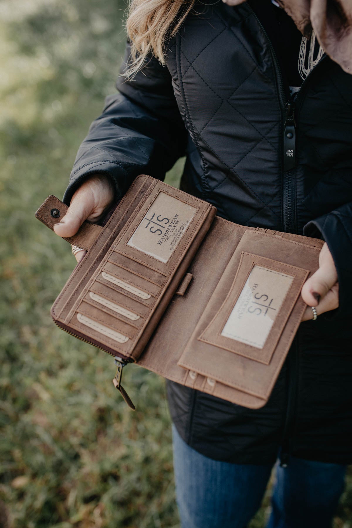 'Chelsea' Cowhide Wallet by STS Ranchwear