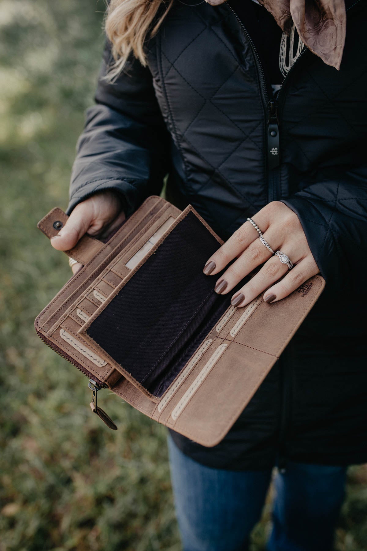 'Chelsea' Cowhide Wallet by STS Ranchwear