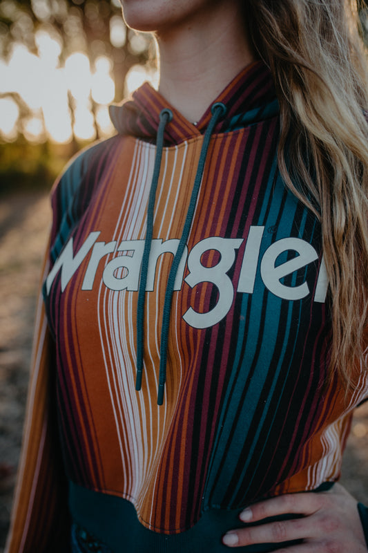 'Tay' Wrangler Striped Teal Hoodie (S-XL)