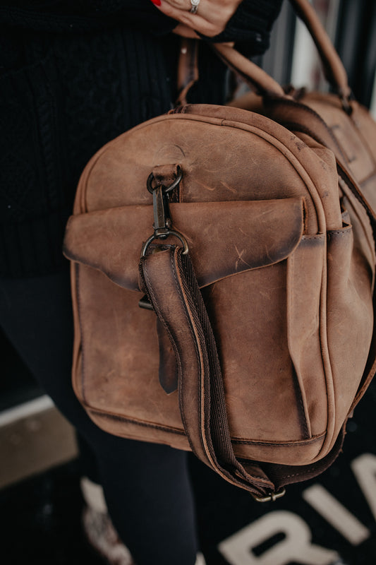 'Foreman' Leather Duffle Bag by STS Ranchwear