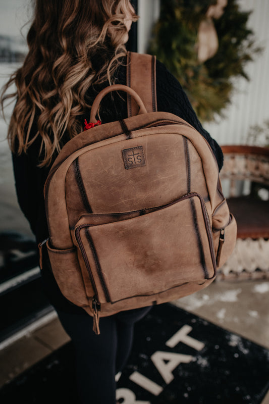 'Foreman' Leather Backpack by STS Ranchwear