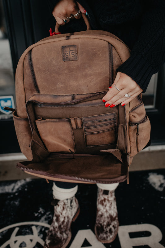 'Foreman' Leather Backpack by STS Ranchwear