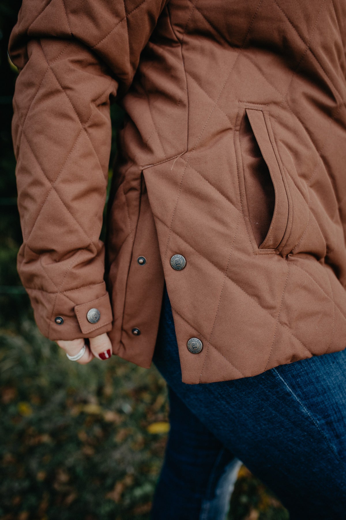 Women's CINCH Brown Quilted Barn Coat (XS-XXL)