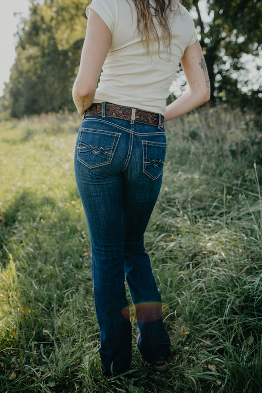 'Midnight' Perfect Rise Bootcut Jean by Ariat (Sizes 24 - 22W)