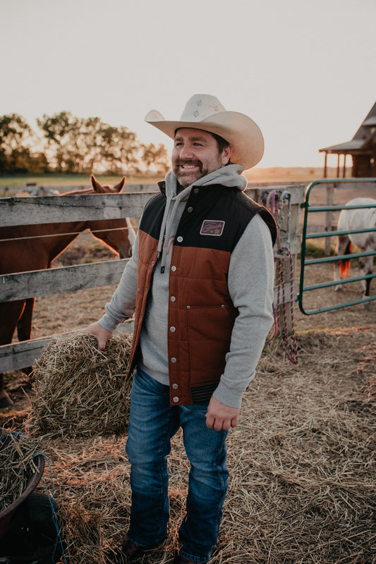 Men's CINCH Reversible Brown Vest (XS-XXL)