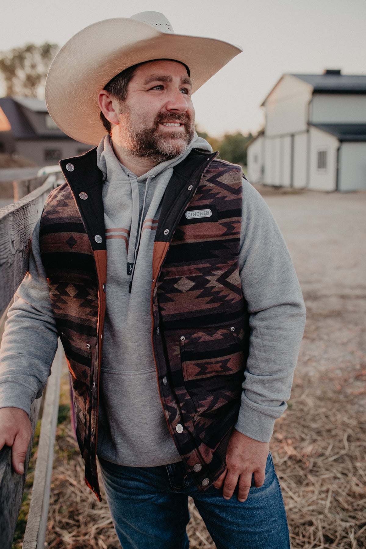 Cinch authentic reversible down vest