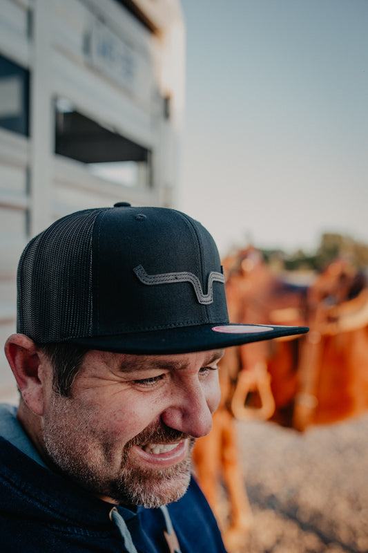 'ATG Trucker' Black on Black Kimes Ranch