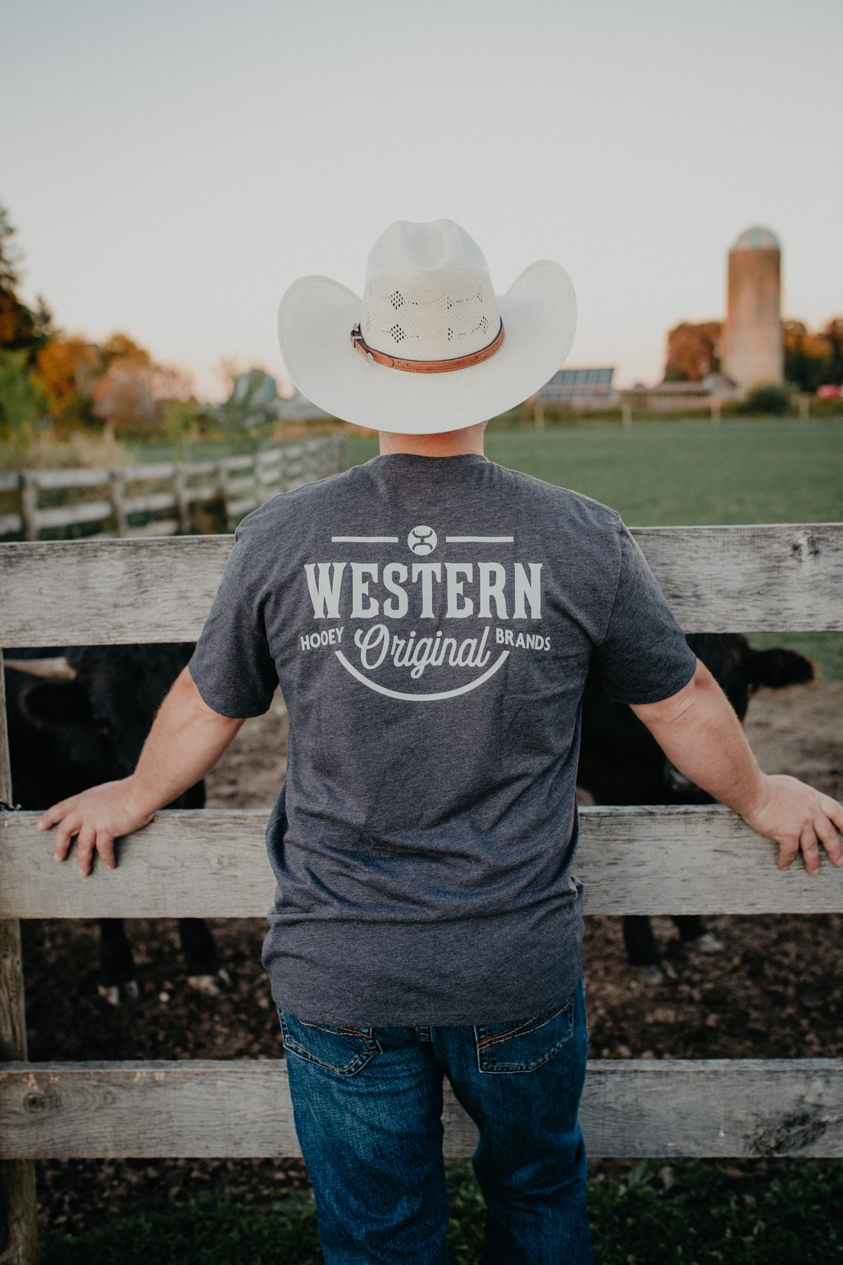 'Western OG' Charcoal Men’s Hooey T-Shirt (S-XXL)