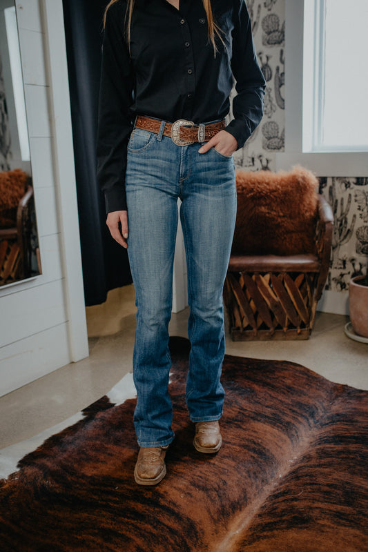 'Cassandra' High Rise Bootcut Jean by Ariat (24-34)