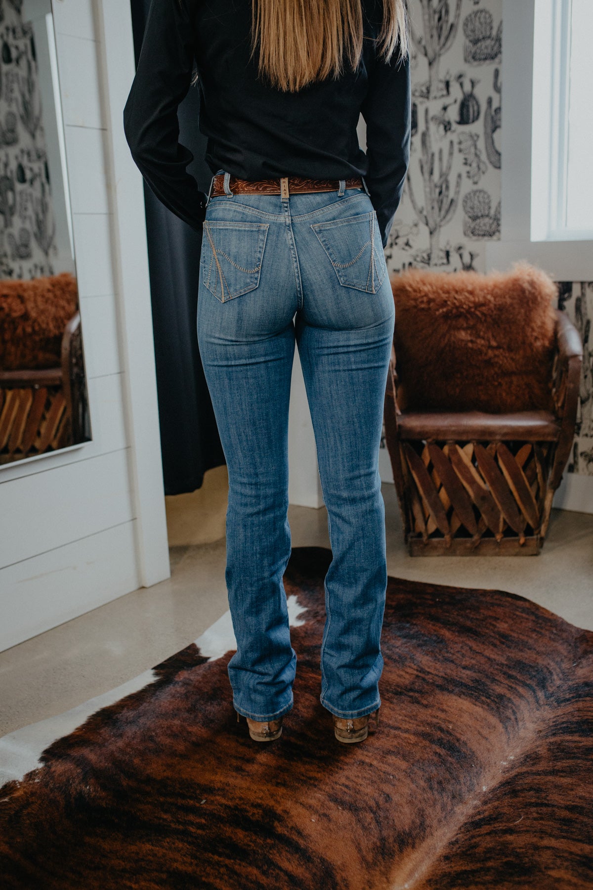 'Cassandra' High Rise Bootcut Jean by Ariat (24-34)