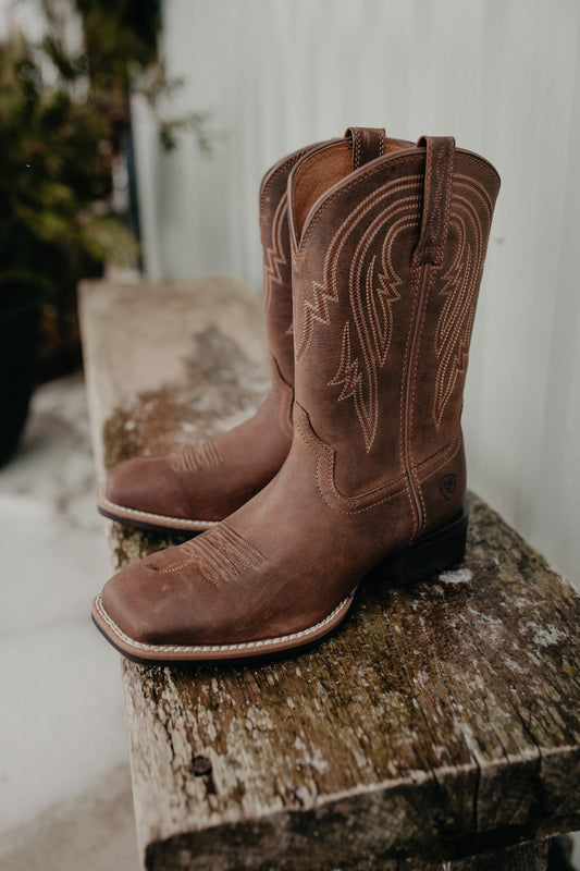 'Plano' Woody Tan Men's Ariat Cowboy Boot (D & EE Widths)