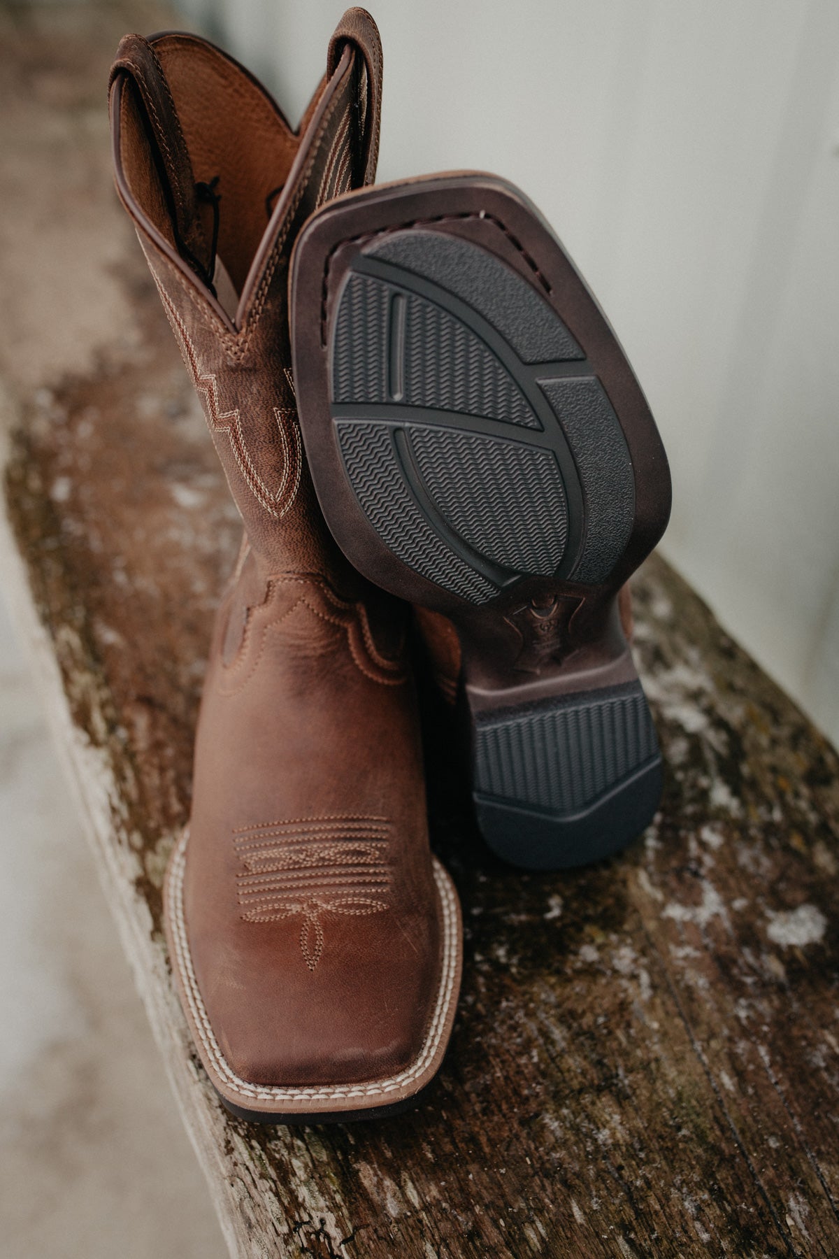 'Plano' Woody Tan Men's Ariat Cowboy Boot (D & EE Widths)