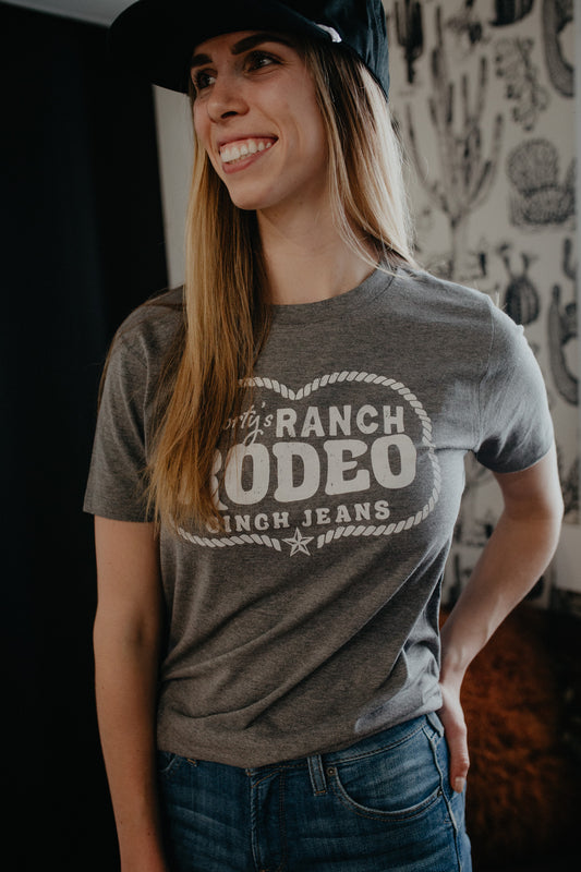 'Shorty's Ranch Rodeo' Unisex CINCH Grey T Shirt (S-XXL)