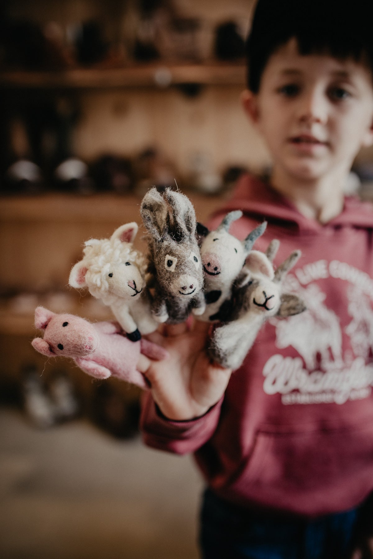 Felted Finger Puppets (6 Options)