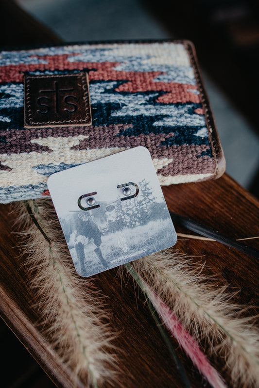 6mm Navajo Pearl Stud Earring