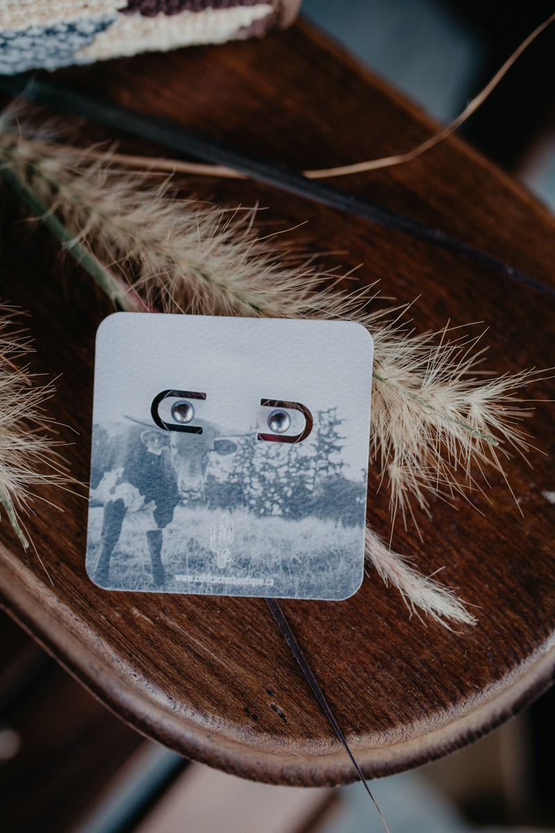 6mm Navajo Pearl Stud Earring