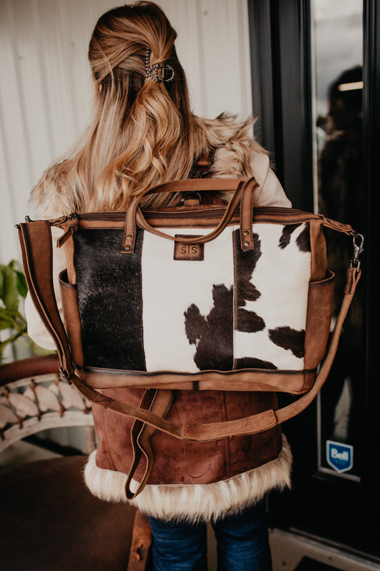 'Amelia' Cowhide Multipurpose Backpack / Diaper Bag by STS Ranchwear