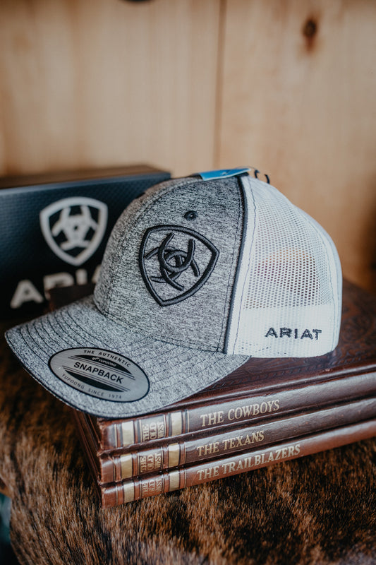 Ariat Logo YOUTH Heather Grey Ballcap