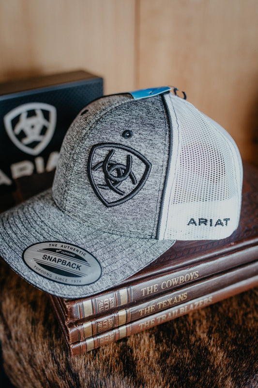 Ariat Logo YOUTH Heather Grey Ballcap