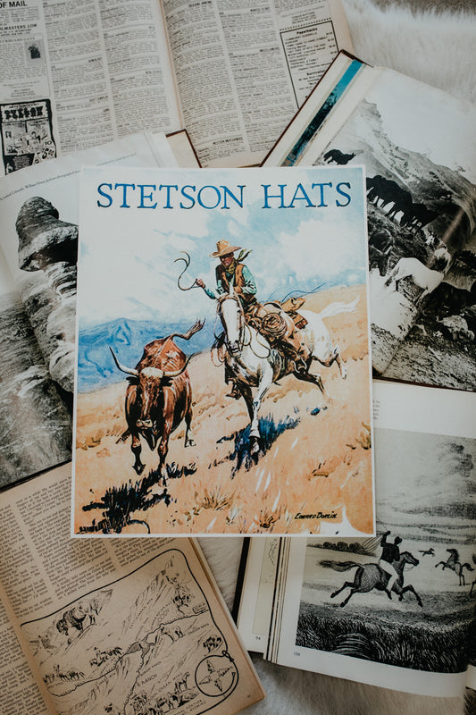 'Stetson Hats' 11 x 14 Poster