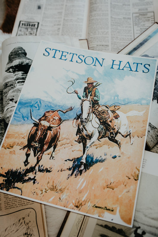 'Stetson Hats' 11 x 14 Poster