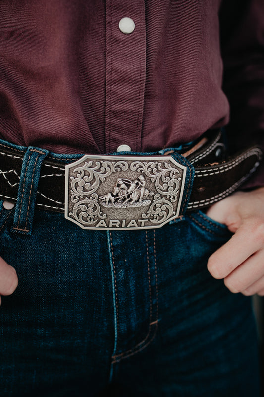 Ariat Team Roper Belt Buckle