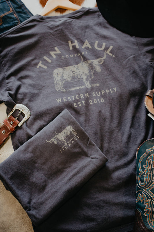 Tin Haul Supply Bull Unisex T-Shirt (S - 2XL)