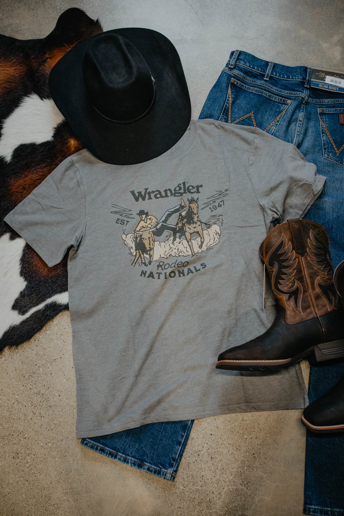 Men's Wrangler 'Rodeo Nationals' T-Shirt (XL & XXL Only)