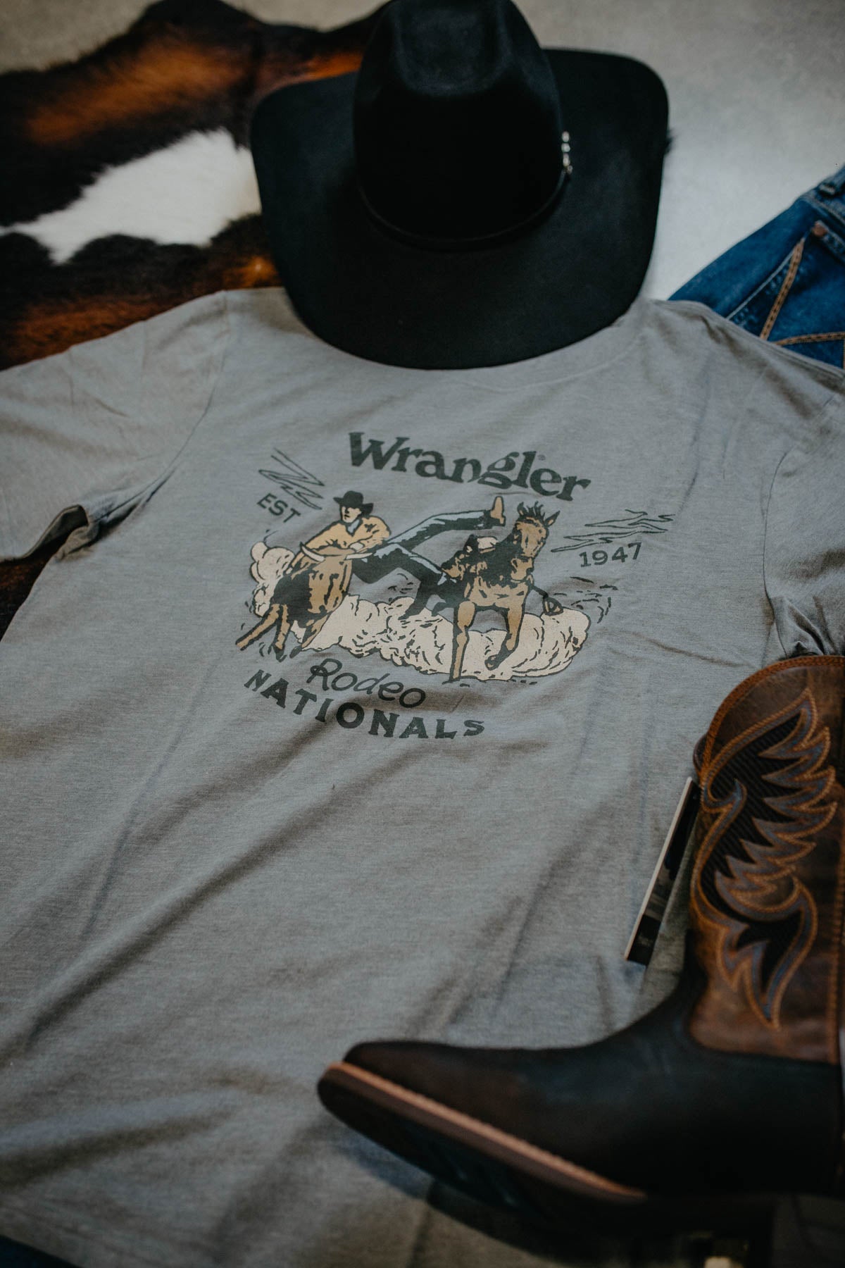 Men's Wrangler 'Rodeo Nationals' T-Shirt (XL & XXL Only)