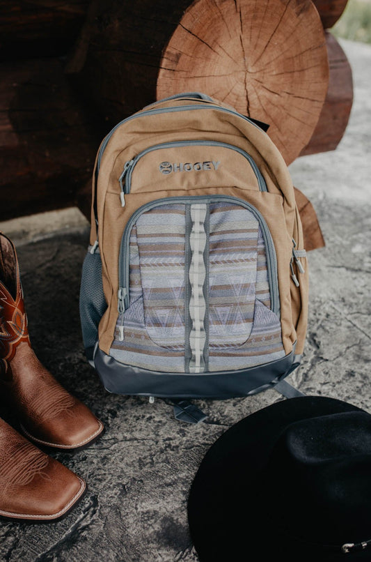 Hooey "Ox" Brown & Grey Aztec Backpack