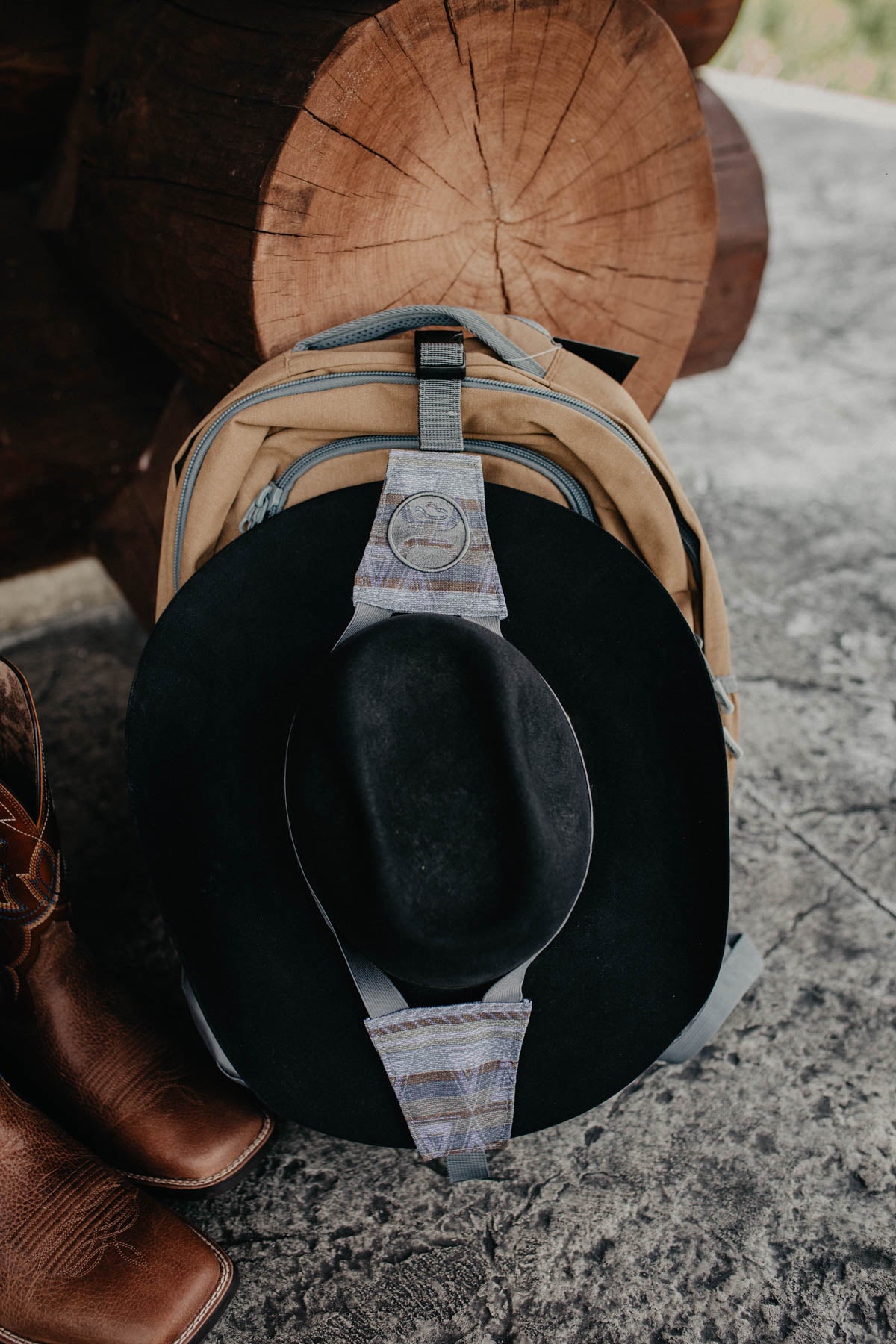 Hooey "Ox" Brown & Grey Aztec Backpack