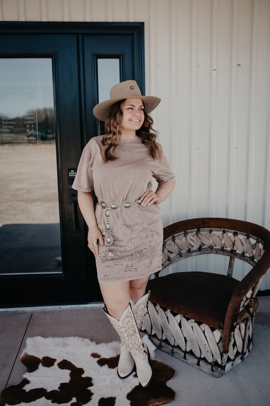 'Parker' Women's Ariat Road Trip T-Shirt Dress (XS-XXL)
