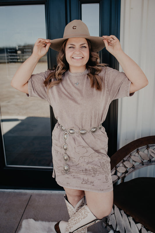 'Parker' Women's Ariat Road Trip T-Shirt Dress (XS-XXL)