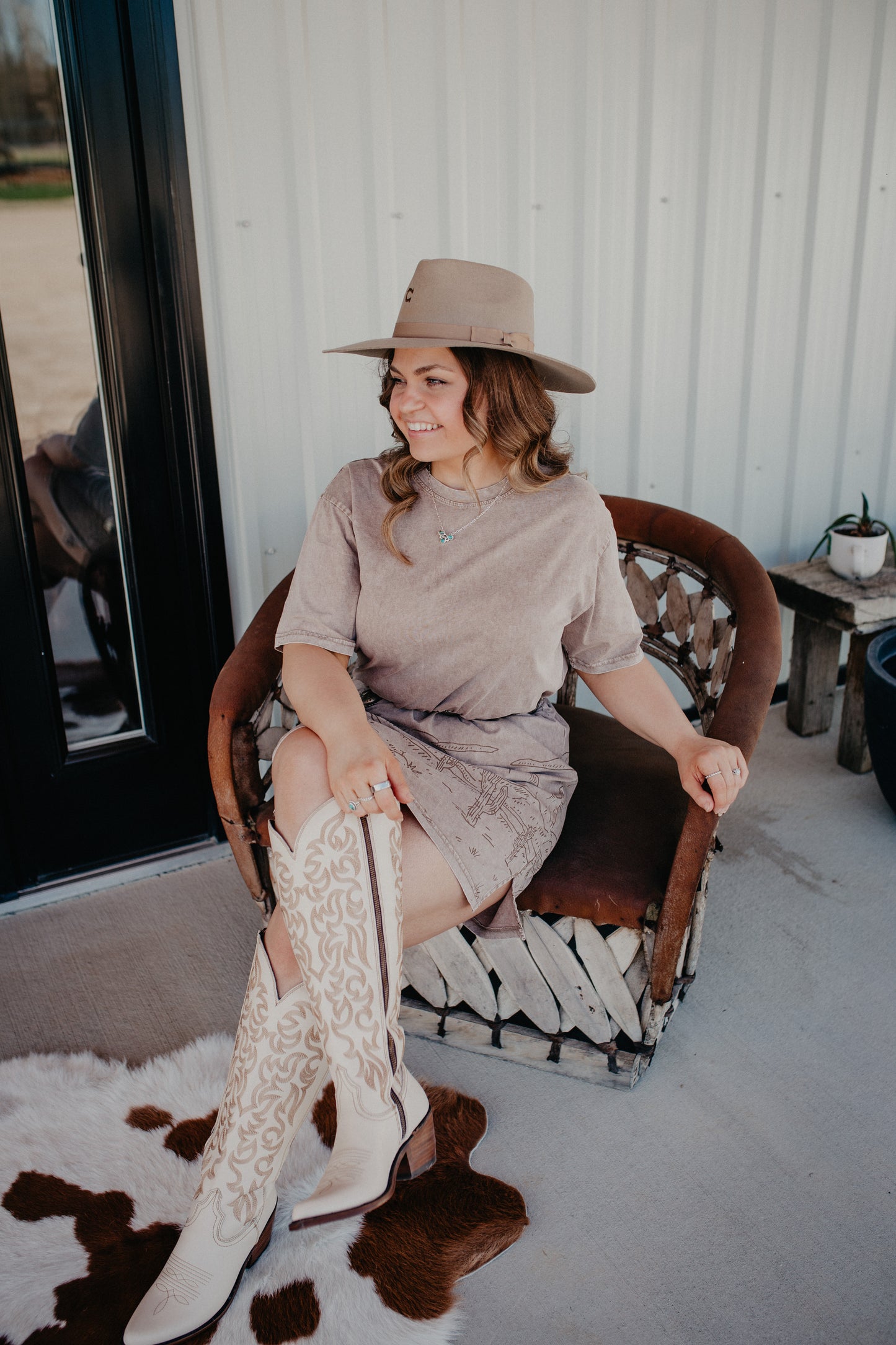 'Parker' Women's Ariat Road Trip T-Shirt Dress (XS-XXL)