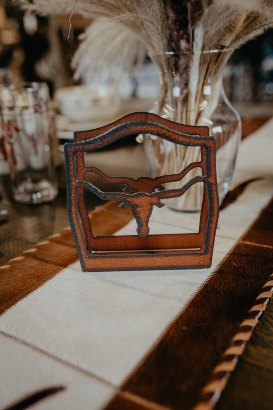 Rustic Iron Napkin Holders (3 Designs)