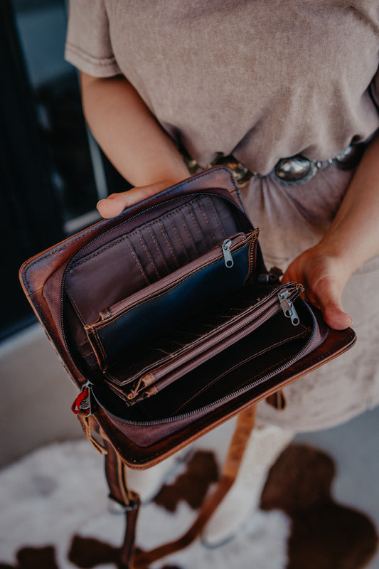 Vaquero Concho Evie Organizer Cowhide