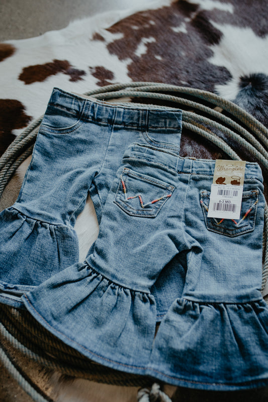 'Coco' Baby Girl Flare Jean by Wrangler (0/3 - 4T)