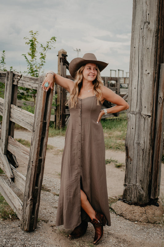 'Angel Eyes' Midi Tiki Dress (S-L)