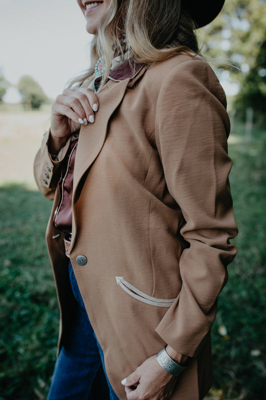 'Trailblazer' Toasted Coconut Women's Ariat Blazer (XS-XXL)