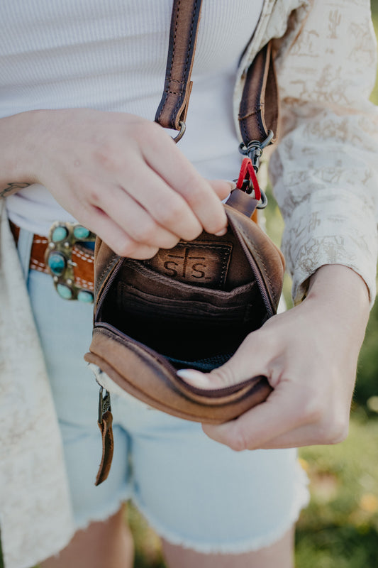 'Auzlyn' Cowhide Crossbody bag By STS Ranchwear