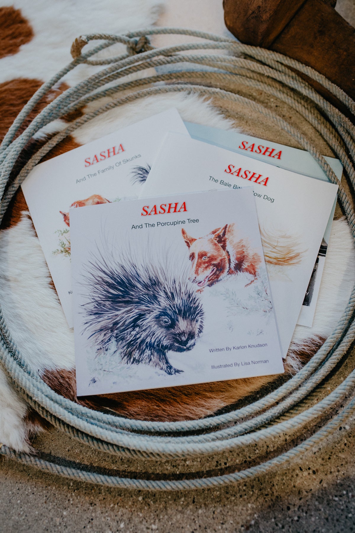 Sasha the Cow Dog Children's Book Series