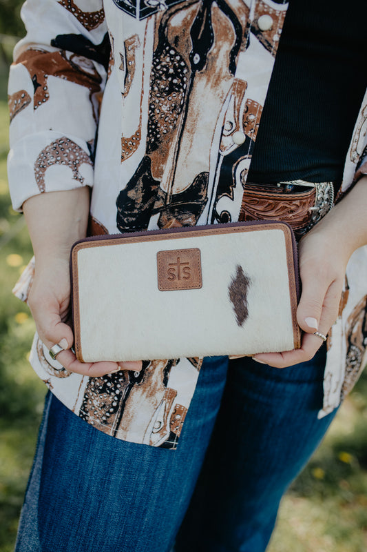 Vaquero Concho Bentley Cowhide Wallet by STS Ranchwear