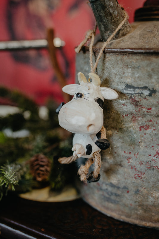 Cow Ornament by Bert Anderson